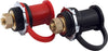 QuickCar Racing Products 57-703 Black and Red Remote Battery Charger with Jumper Posts - Pair