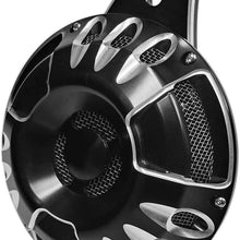 CNC Cut Motorcycle Horn Speaker for Harley FLT Touring Big Twin 1-pc Set
