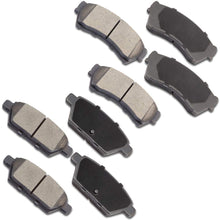 Aintier 8pcs Ceramic Brake Pads Sets fit for 2006-2012 Ford Fusion, 2007-2012 Lincoln MKZ, 2006 Lincoln Zephyr, 2006-2011 Mercury Milan
