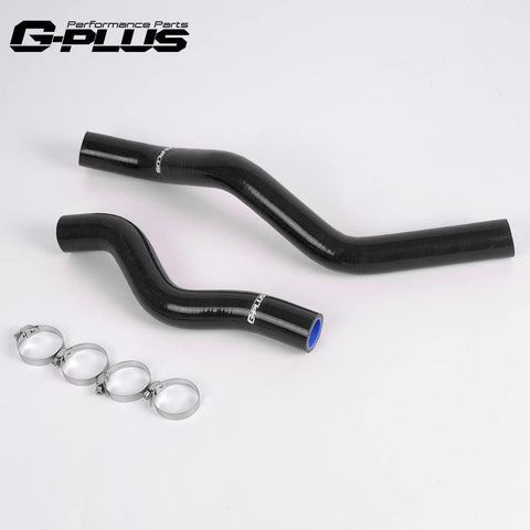 2pcs Silicone Radiator Coolant Hose Kit Clamps For Honda Civic D17 1.7L 2001 2002 2003 2004 2005