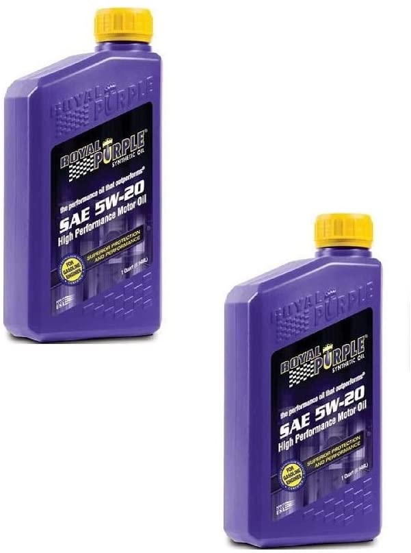 Royal Purple SAE Multi-Grade Synthetic Motor Oil 5W20 Pack of 2 Quarts