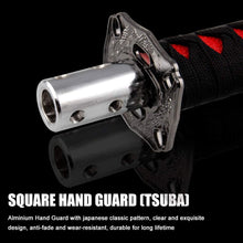 RYANSTAR Katana Shift Knob Samurai Sword Gear Shifter with 4 Adapters Universal Fit for Manual Cars Most Automatic Cars with 4 Adapters Black+Red