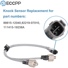 ECCPP Knock Detonation Sensor and Harness compatible with 1995-2004 Toyota Tacoma 2000-2004 Toyota Avalon 1999-2006 Toyota Camry 2000-2002 Toyota Celica 89615-12040