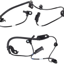 AUTEX 2PCS ABS Wheel Speed Sensor Front Left & Right ALS1784 ALS1785 compatible with Mitsubishi Lancer 2008-2010 2.0L 2.4L/Mitsubishi Outlander 2007-2011 2.4L 3.0L