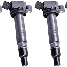 Set of 4 Ignition Coils for 2005-2015 Toyota Camry Tacoma Matrix Scion xB Hiace Corolla Solara 2.4L 2.7L L4 90919-A2001 90919A2001 90919-02248 9091902248 UF495 90919-A2006 90919A2006