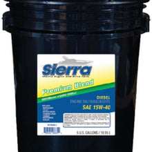 Sierra 18-9553-5 15W-40 Premium Blend Diesel Oil-5 Gallon
