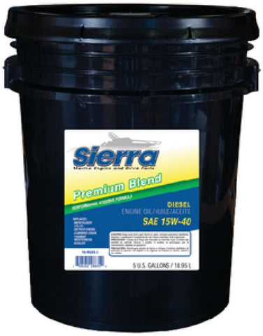 Sierra 18-9553-5 15W-40 Premium Blend Diesel Oil-5 Gallon