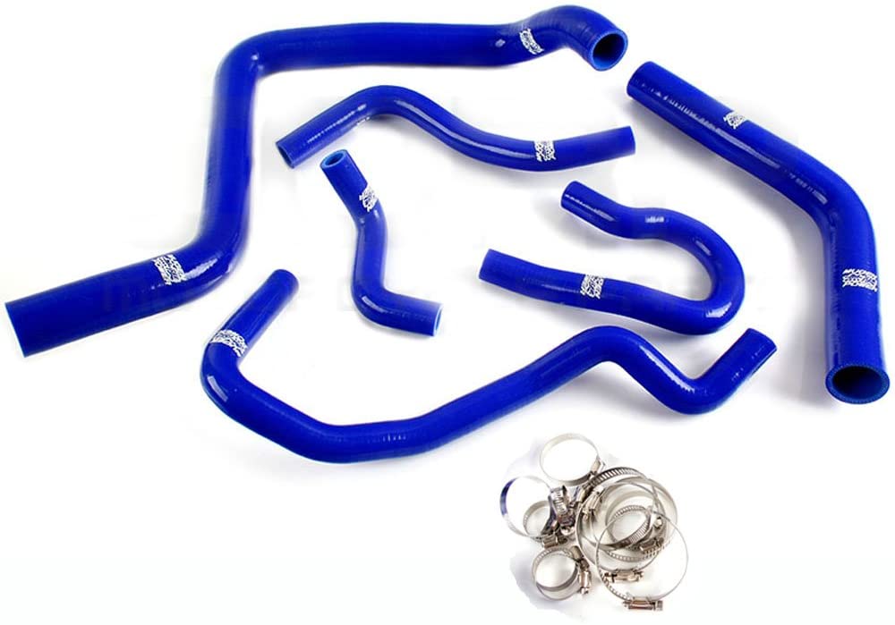 Silicone Radiator Coolant Hose Kit Clamps For HONDA CIVIC Type R EK EG B16A B18C EX SI Blue