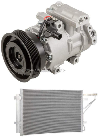 For Kia Forte Koup Forte 2010-2013 AC Compressor w/A/C Condenser & Drier - BuyAutoParts 61-88909R3 New