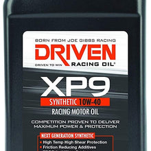 Joe Gibbs Driven Racing Oil 03206 XP9 10W-40 Synthetic Oil - 1 Quart Bottle (Quantity 6)