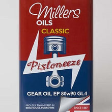 Millers Oils 7927 GE Classic Gear Oil EP 80W90 - GL4+, 5L can
