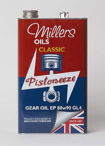 Millers Oils 7927 GE Classic Gear Oil EP 80W90 - GL4+, 5L can