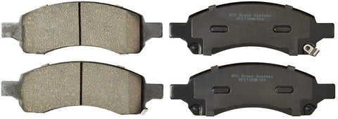 Premium Ceramic Front Brake Pad Set KFE Ultra Quiet Advanced KFE1169A-104