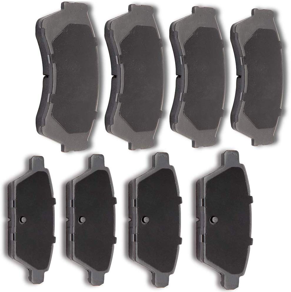 cciyu Professional Ceramic Disc Pads Set fit for 2010-2012 Ford Fusion,2007-2012 Lincoln MKZ,2006 Lincoln Zephyr,2008 Mazda 6,2006-2011 Mercury Milan