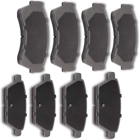 cciyu Professional Ceramic Disc Pads Set fit for 2010-2012 Ford Fusion,2007-2012 Lincoln MKZ,2006 Lincoln Zephyr,2008 Mazda 6,2006-2011 Mercury Milan