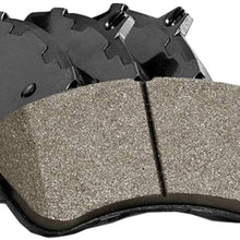 AutoDN Front Ceramic Brake Pads with Shims Hardware Kit Compatible With 2005-2006 Honda CR-V -TU18