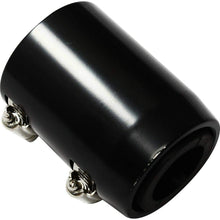 SUPERFASTRACING Black 44" Chrome Stainless Steel Flexible Universal Heater Hose Kit w/Polished Cap