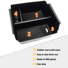 EVTIME for Jeep Wrangler JK and JKU Accessories 2011-2018 Center Console Organizer Tray