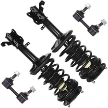 HUBDEPOT 4PC Front Strut Spring Assembly Stabilizer Bar Link Kit Fit for 1998-2002 Chevrolet Prizm 1993-2002 for for TOYOTA Corolla [US Stock]
