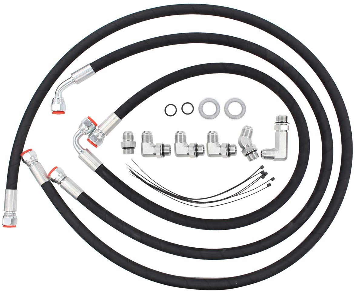 XtremeAmazing Transmission Cooler Lines Compatible with Chevy Duramax Diesel 6.6L