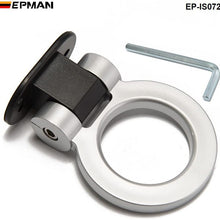EPMAN Universal ABS Simulation/Dummy Towing Hook Stylish Car Accessories Design Hooks Car Tuning (Silver)