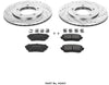 Power Stop K5437 Front Brake Kit with Drilled/Slotted Brake Rotors and Z23 Evolution Ceramic Brake Pads