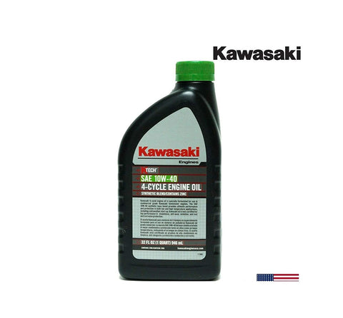 (24-Packs) Genuine OEM Kаwаsаkі 10W40 Motor Oil Quart 4-Cycle K-Tech 99969-6296