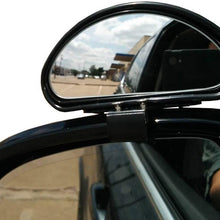 WildAuto Blind Spot Mirrors, Adjustable Car Auxiliary Universal Wide Angle Mirror for Universal Cars (Black-2pcs)