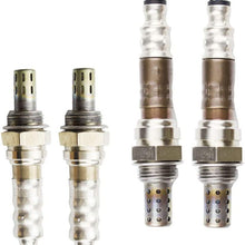 higherbro 4x Oxygen O2 Sensor for 2008 2009 2010 2011 2012 2013 GMC Sierra 1500 4.8L/5.3L/6.0L/6.2L Upstream + Downstream Upper Lower