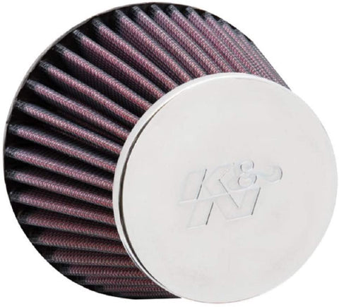 K&N Universal Clamp-On Filter: High Performance, Premium, Washable, Replacement Filter: Flange Diameter: 2.25 In, Filter Height: 3.5625 In, Flange Length: 0.6875 In, Shape: Round Tapered, RC-9220