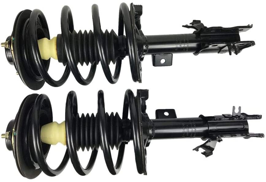 Set of 2 Front Suspension Gas Shock Absorber Strut & Springs 172115 for 03-08 Corolla Sedan by GIMAE 1 Year Warranty