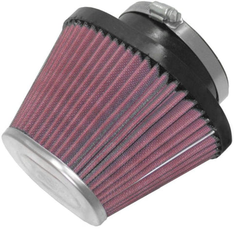 K&N Universal Clamp-On Air Filter: High Performance, Premium, Washable, Replacement Filter: Flange Diameter: 3.9375 In, Filter Height: 5 In, Flange Length: 1.5 In, Shape: Oval Straight, RC-70031