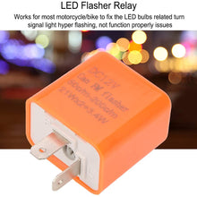 5pcs/set 12v 2 pin Electronic Turn Signal Flasher Relay, Turn Signal Flasher Relay for Led Lights
