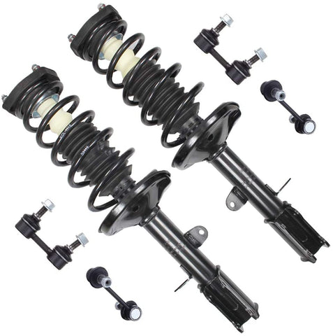 FEIPARTS Struts and Shocks Suspension Kit Rear Strut Spring Assembly Stabilizer Bar Link Kit Fit for 1998-2002 Chevrolet Prizm 1993-1997 Geo Prizm 1993-2002 for Toyota Corolla Set of 6