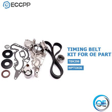 Timing Belt Kit with Water Pump, ECCPP TBK298WPT for 1998-2007 Lexus Toyota Tundra 4Runner Sequoia 4.7L 2UZFE