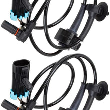 AUTEX 2PCS ABS Wheel Speed Sensor Rear Left & Right 15121067 ALS1464 compatible with Cadillac Escalade EXT 2007-2012 /Chevrolet Avalanche & Suburban 1500 & Tahoe 2007-2012/GMC Yukon XL 1500 07-12