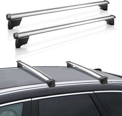 MOSTPLUS Roof Rack Cross Bar Rail Compatible for 2009 2010 2011 2012 2013 2014 2015 2016 Audi Q5 Cargo Racks Rooftop with Anti-Theft Design