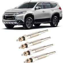 KIMISS 4pcs Diesel Heater Glow Plugs,Metal Material Heater Plugs, Glow Plugs for MITSUBISHI PAJERO SHOGUN 1994-1999 2.8 TD