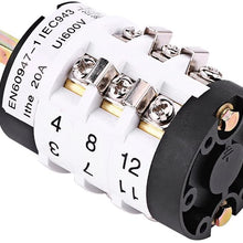 Tire Changer Switch, Keenso 220V/380V 20A Car Tire Changer Metal Machine Motor Forward Reverse Switch Turn Table Pedal Tool