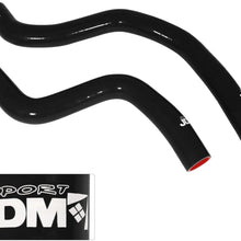 For Mitsubishi Evolution Evo 7 8 9 VII VIII IX CT9A JDM 3 Ply Nylon Silicone Radiator Coolant Hose Pipe Kit Black