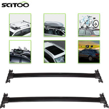 SCITOO fit for 2008 2009 2010 2011 2012 2013 for Toyota Highlander Sport Utility Aluminum Alloy Roof Top Cross Bar Set Rock Rack Rail