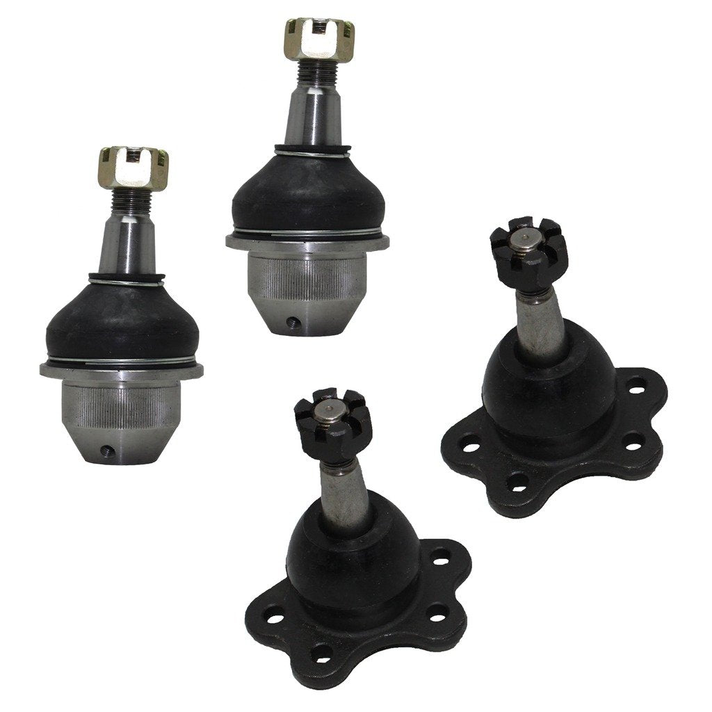 All (4) Brand New Complete Front Upper & Lower Suspension Ball Joints FOR STAMPED STEEL LOWER CONTROL ARMS - Chevrolet & GMC Truck's 4WD/4x4 10-Year Warranty…