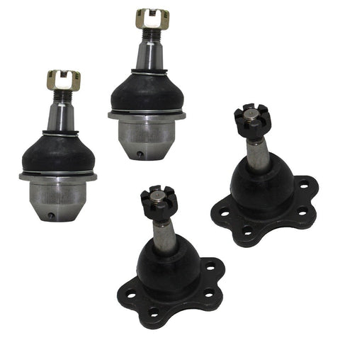 All (4) Brand New Complete Front Upper & Lower Suspension Ball Joints FOR STAMPED STEEL LOWER CONTROL ARMS - Chevrolet & GMC Truck's 4WD/4x4 10-Year Warranty…
