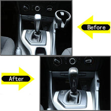 YIWANG Carbon Fiber Style ABS Car Center Gear Shift Head Cover Trim for BMW E48 E61 E64 E65 E85 E86 E53 E81 E82 E87 E90 E91 E92 E93 F01 E87 1 Series 5 Door Hatchback