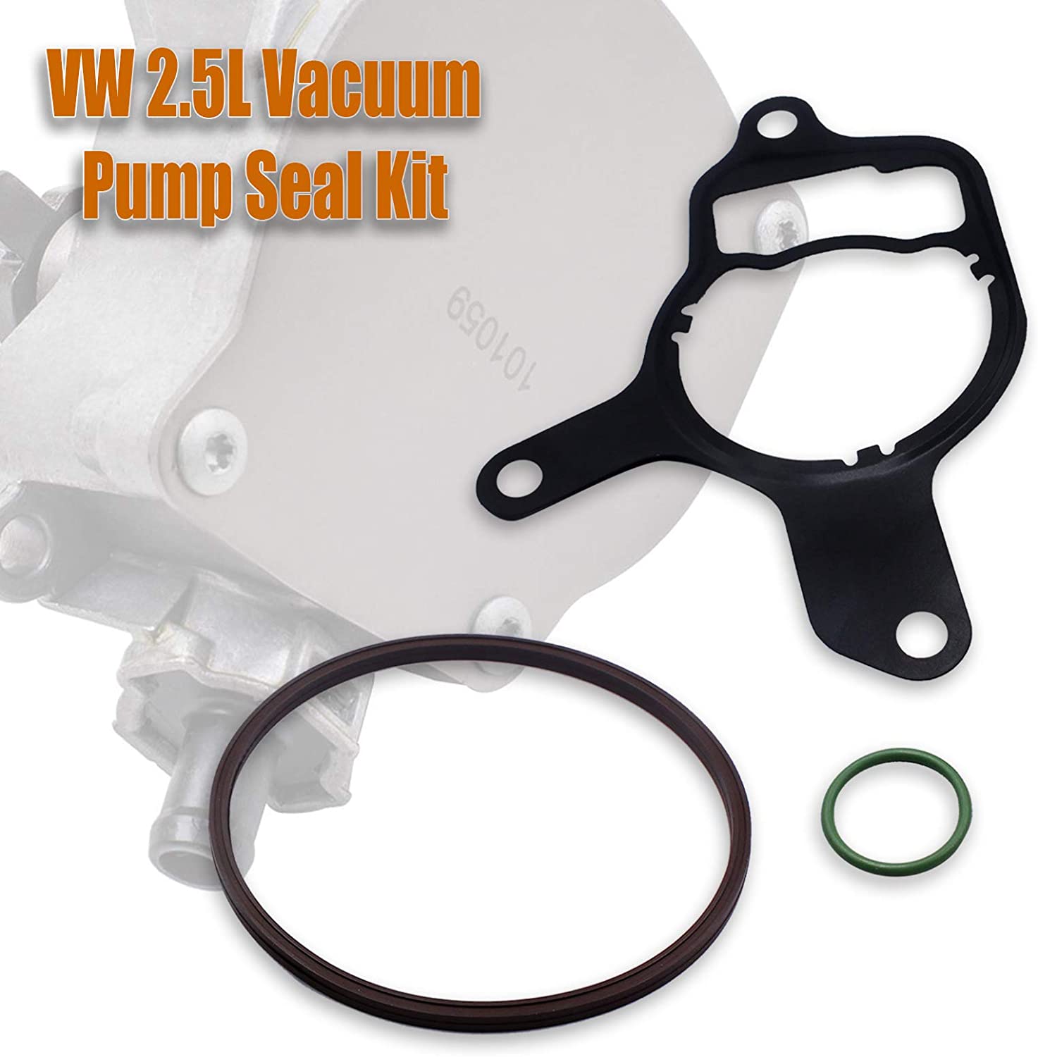 YYW 2.5L Vacuum Pump Rebuild/Repair/Reseal Kit Fits #07K145100C -Compatible with Volkswagen Jetta, Beetle, New Beetle, Golf, Rabbit, Passat, and Audi TT RS 2.5L I5