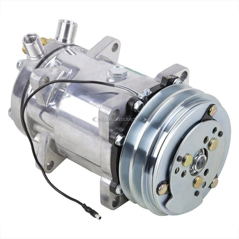 AC Compressor & 132mm 6 Groove A/C Clutch For Volvo 240 740 760 780 940 Replaces Diesel Kiki Sanden SD510HD 9120 5742 - BuyAutoParts 60-01528NA New