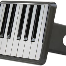 Truly Teague Rectangular Hitch Cover Piano Keys: Up Close and Musical