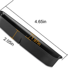 Jeep Wrangler JL JLU Grab Tray Passenger Storage Accessories Organizer, LINKSTYLE Grab Handle Accessory Box for 2018 2019 Jeep Wrangler JL JLU 2020 Gladiator JT (Black)