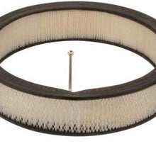 14 Inch Fully Finned Round Air Cleaner Set, Black Aluminum