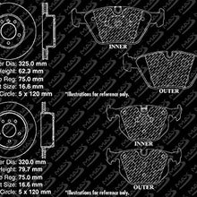 [Front + Rear] Max Brakes Premium XDS Rotors with Carbon Ceramic Pads KT050233